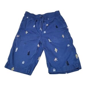 GAP Kids Slate Blue Official Star Wars Patterned Shorts - Size L Reg (10-11)